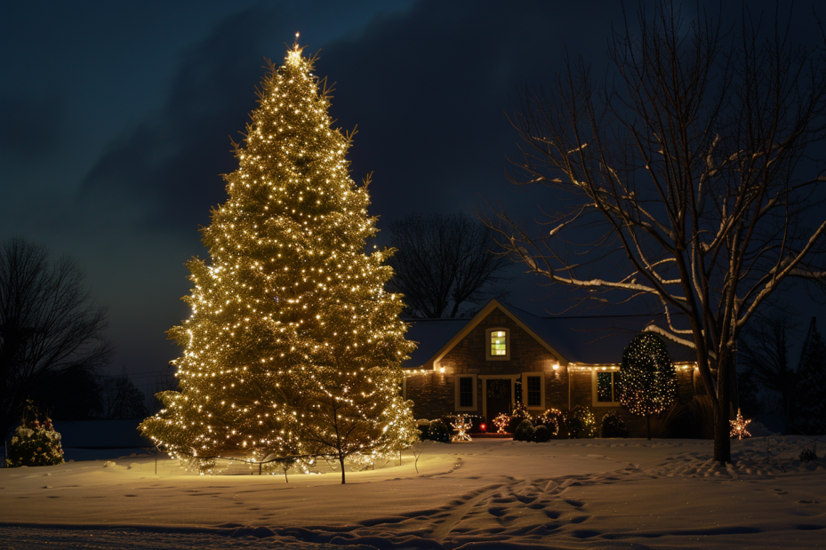 Christmas Tree Lights Installation