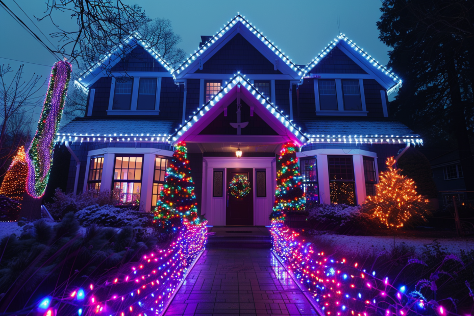 Outdoor Christmas Glow Lights