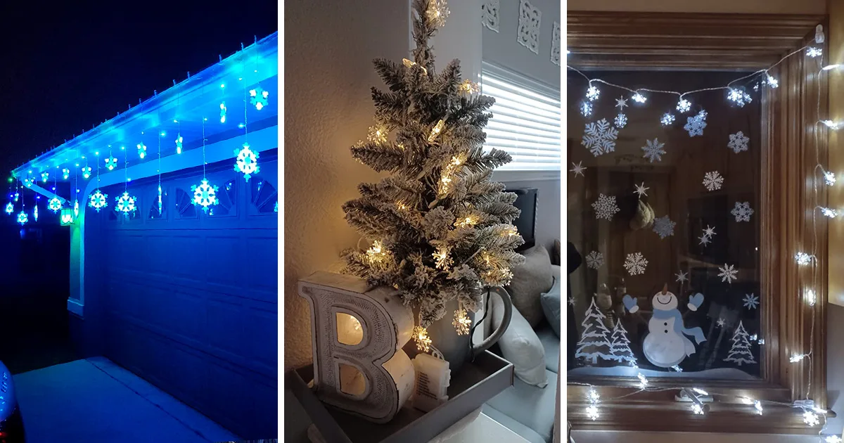 A Guide to the Perfect Christmas Lighting: Snowflake Symphony