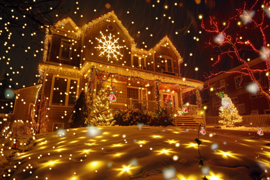 Outdoor Christmas Lights Projector